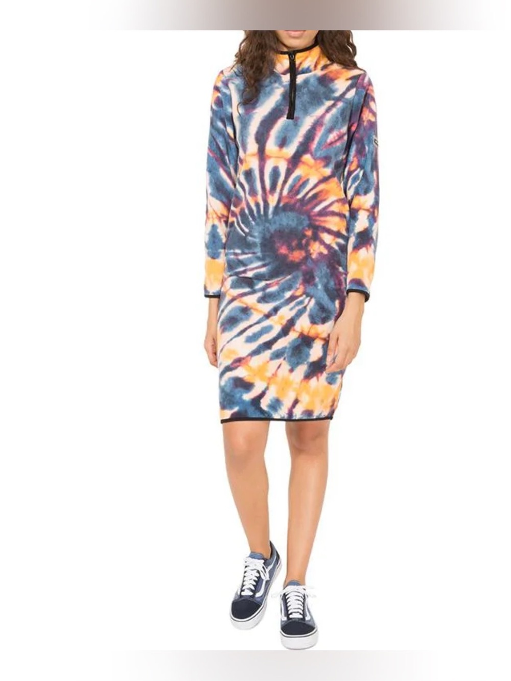 Stussy Oxygen Polar Tie-Dye Fleece Dress Size XS